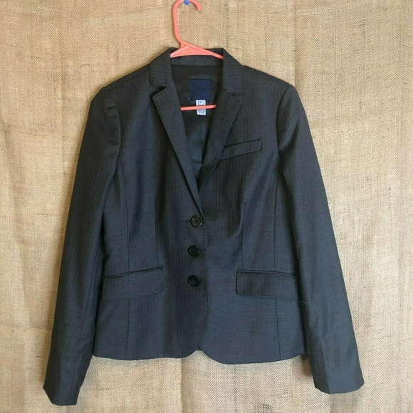 J. Crew Jackets & Blazers - J Crew Womens Blazer SZ 8 100% Wool 3 Button Long